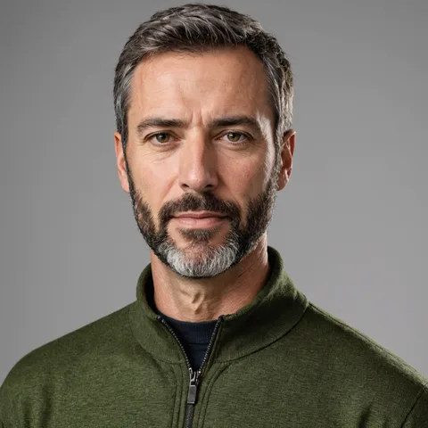 Portrait de Julien Marchetti, persona éditorial d'Échelle.com : image générée par IA, ce visage n'est pas celui d'une personne réelle